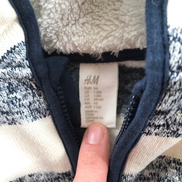 Striped bear jacket - Picture 2 of 3